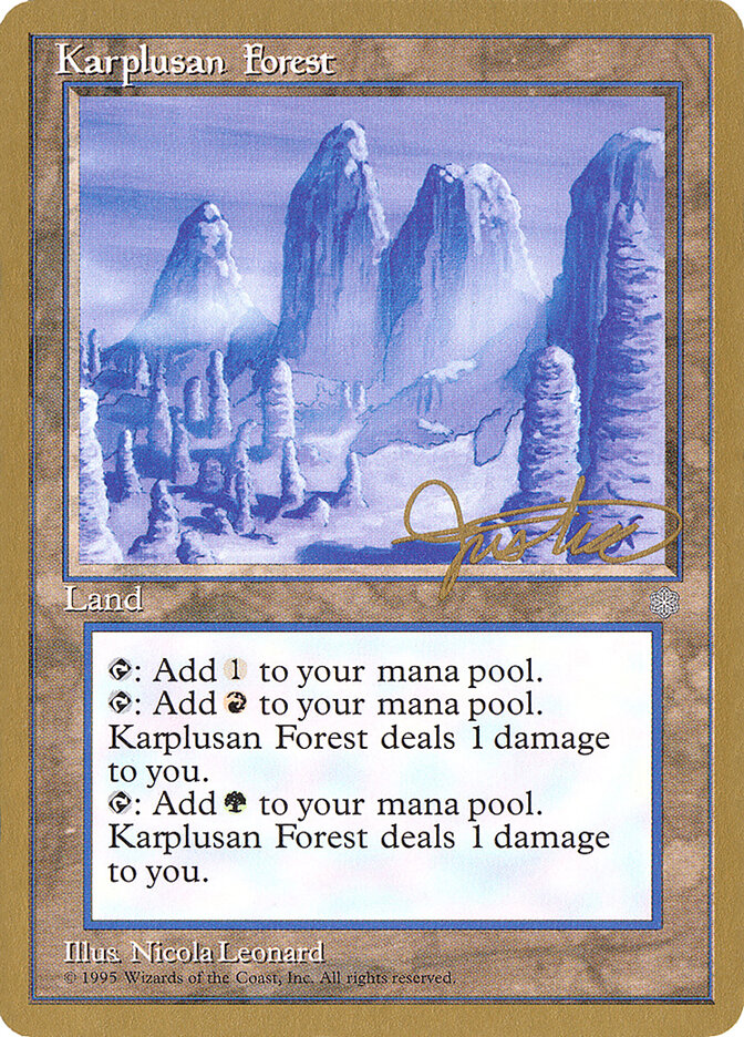 Karplusan Forest card front