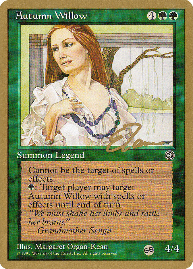 Autumn Willow card front