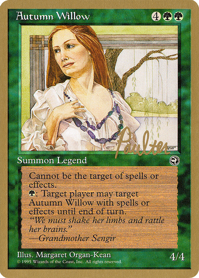 Autumn Willow card front