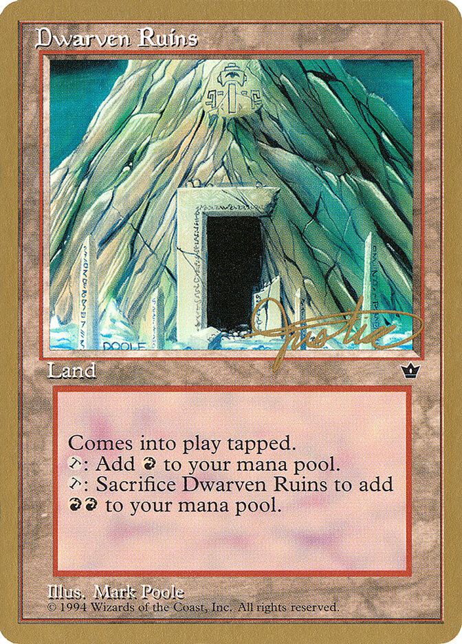 Dwarven Ruins card front