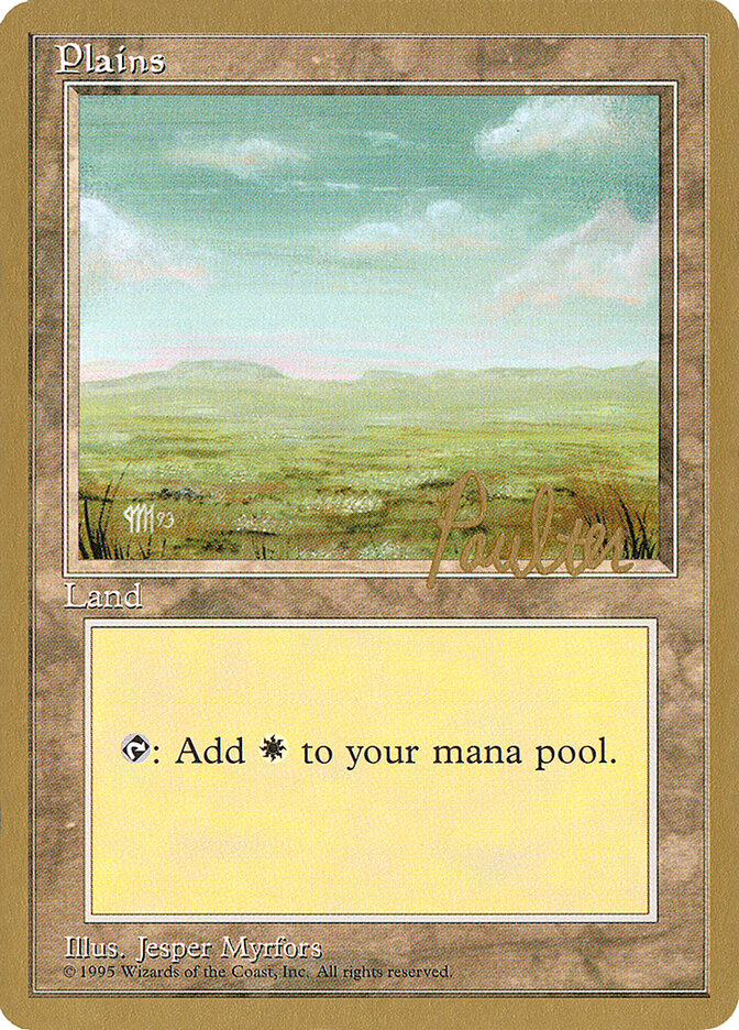 Plains card front