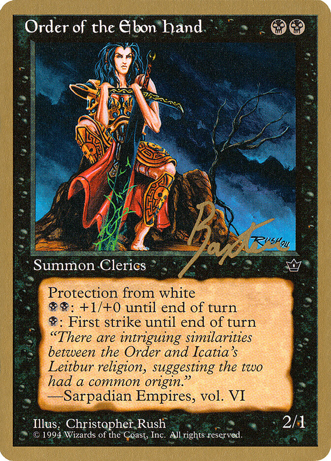 Order of the Ebon Hand card front