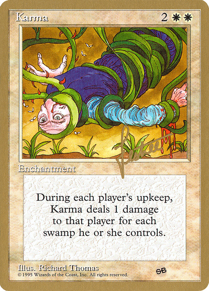 Karma card front