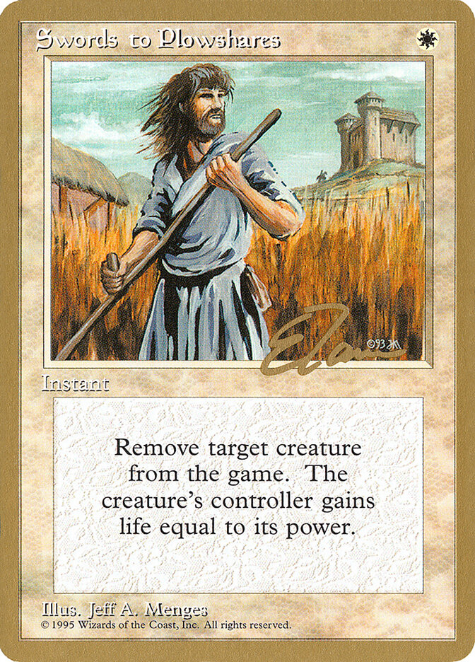 Swords to Plowshares card front