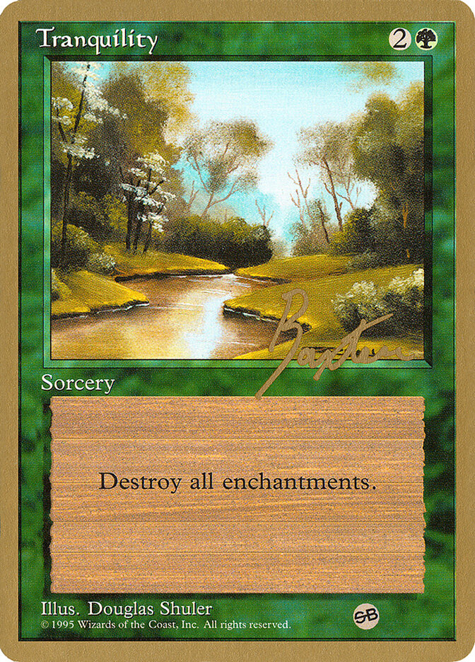Tranquility card front