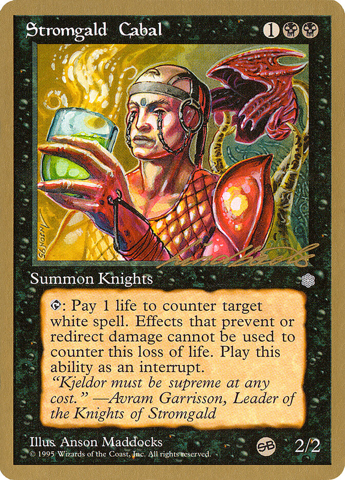 Stromgald Cabal card front