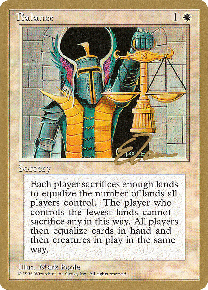 Balance card front