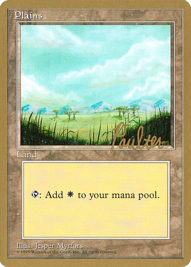 Plains card front
