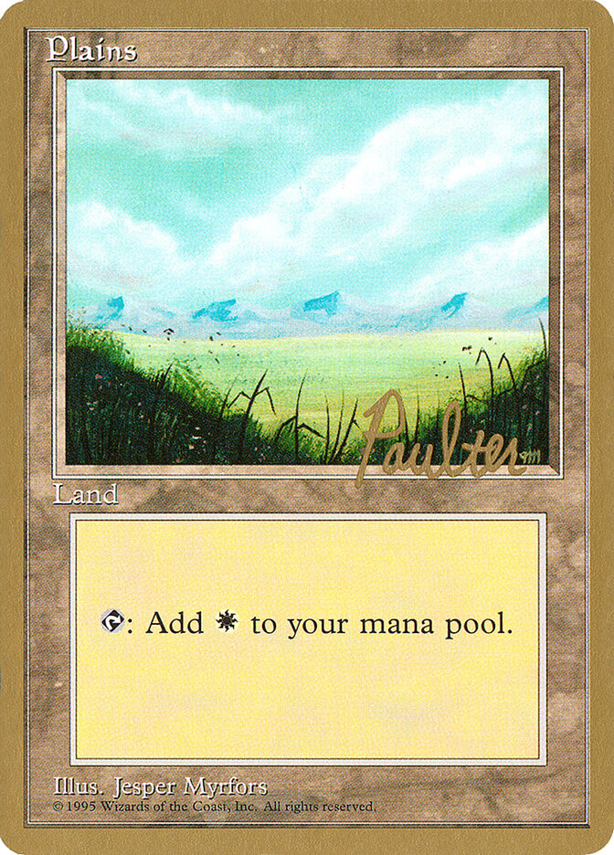 Plains card front