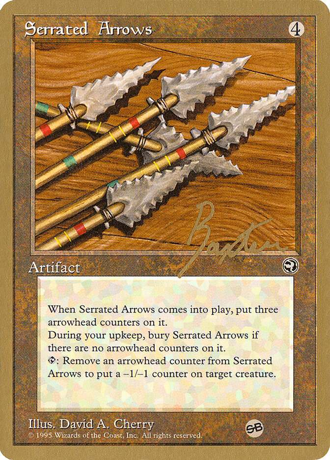 Serrated Arrows card front