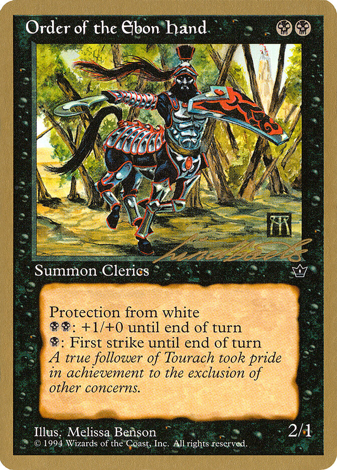 Order of the Ebon Hand card front