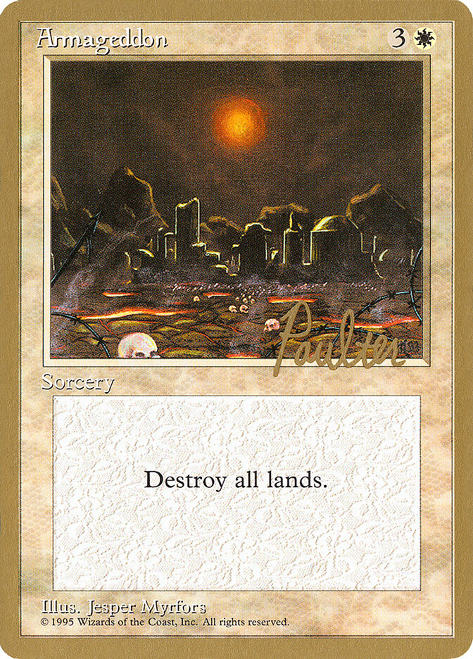 Armageddon card front
