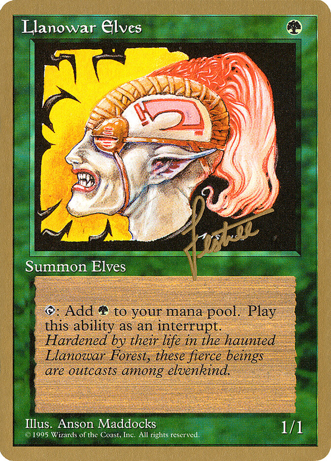 Llanowar Elves card front