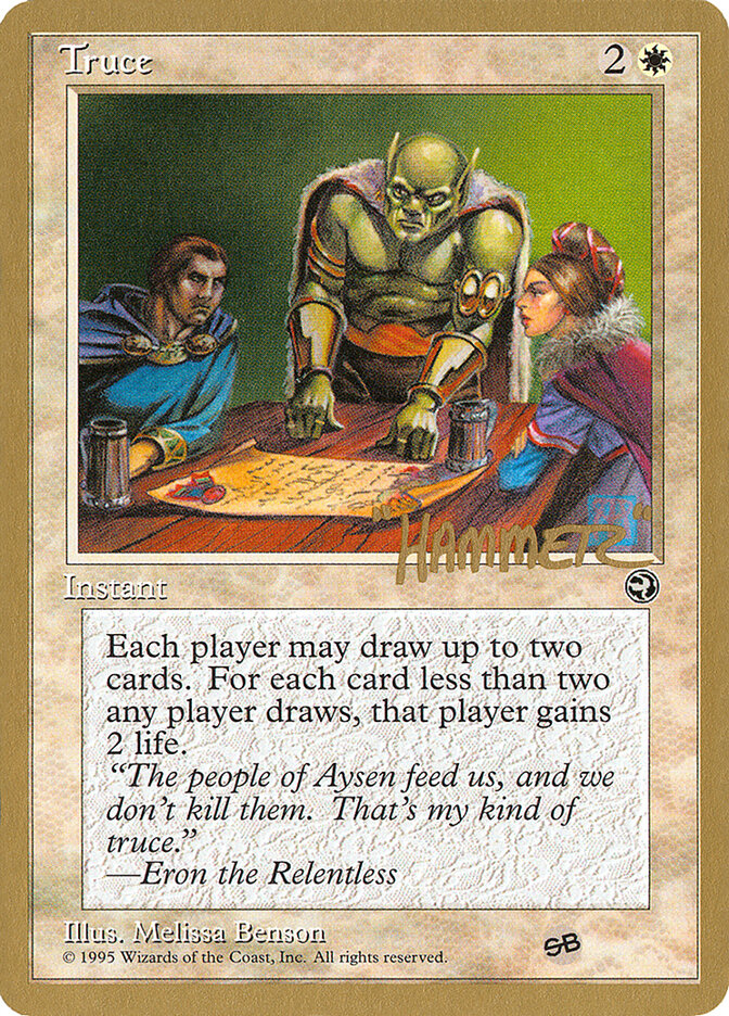 Truce card front