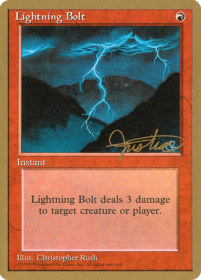 Lightning Bolt card front