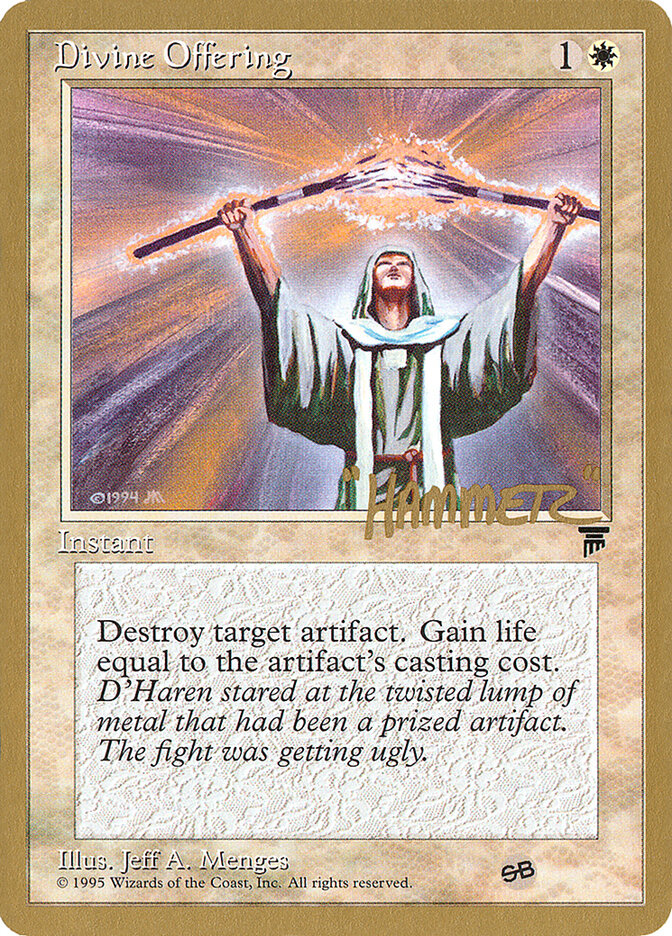 Divine Offering card front