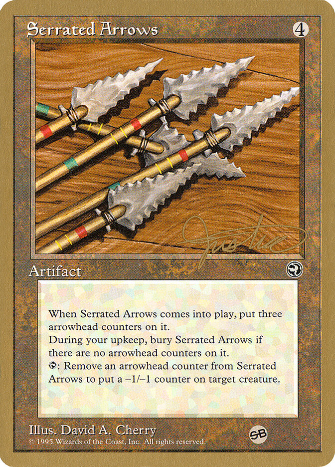 Serrated Arrows card front