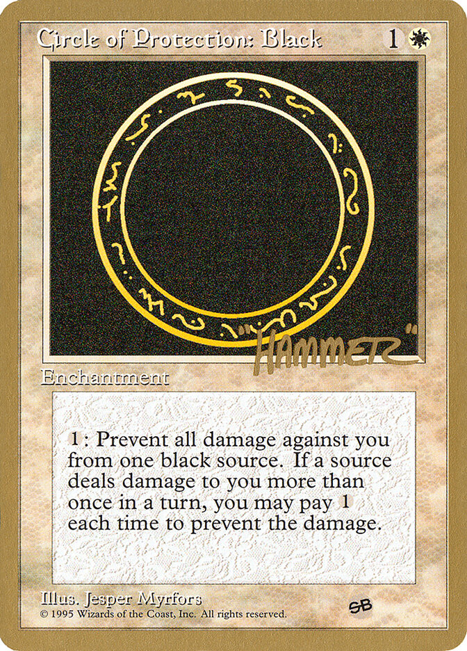 Circle of Protection: Black card front