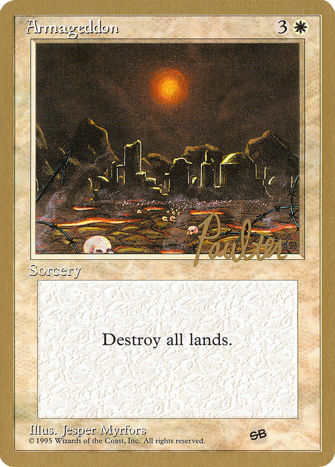 Armageddon card front