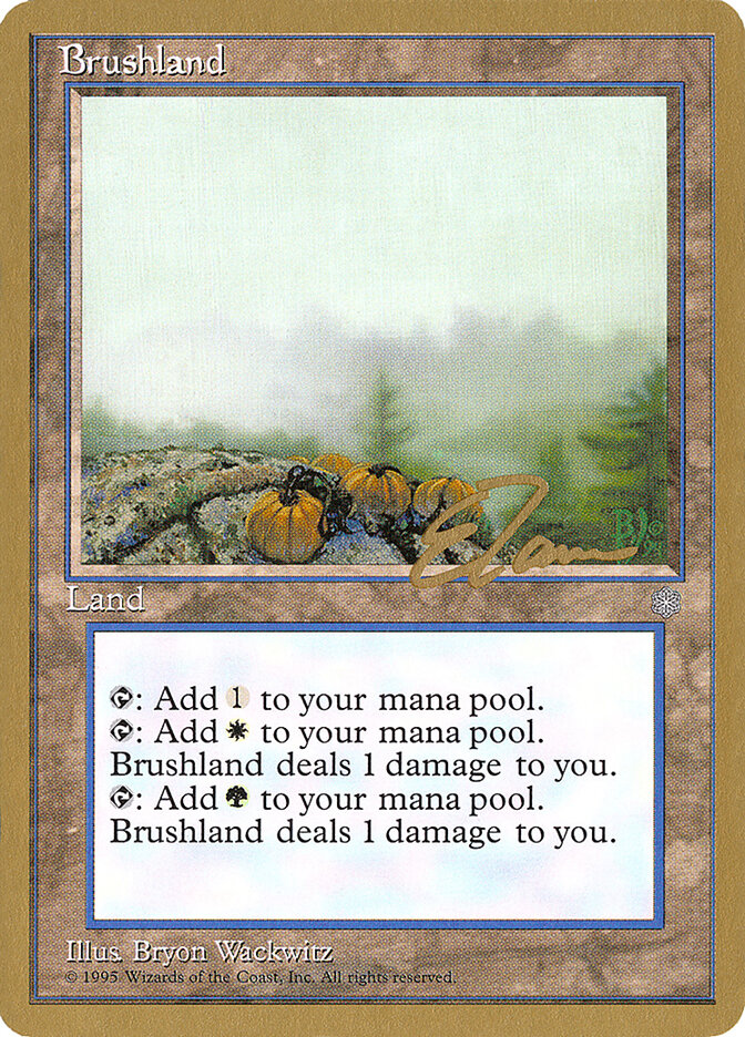 Brushland card front
