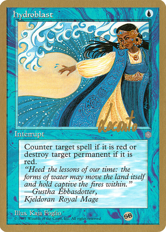 Hydroblast card front