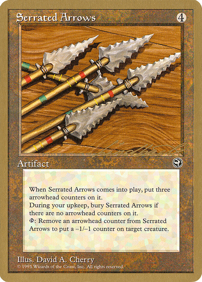 Serrated Arrows card front