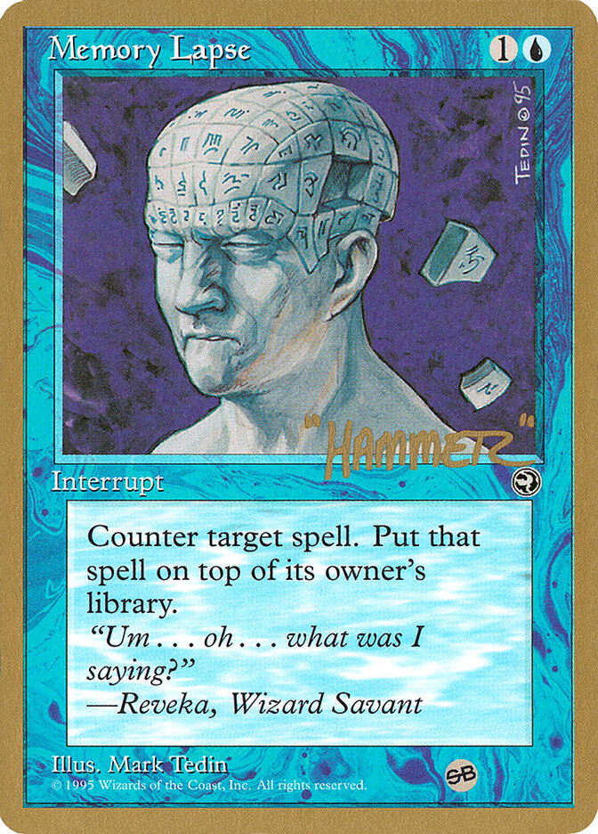 Memory Lapse card front
