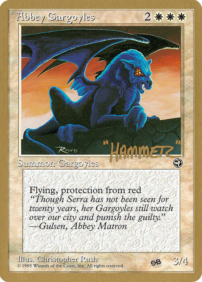 Abbey Gargoyles card front