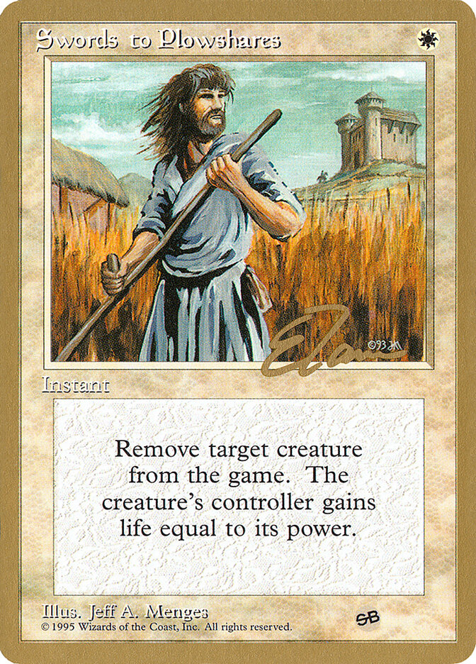 Swords to Plowshares card front