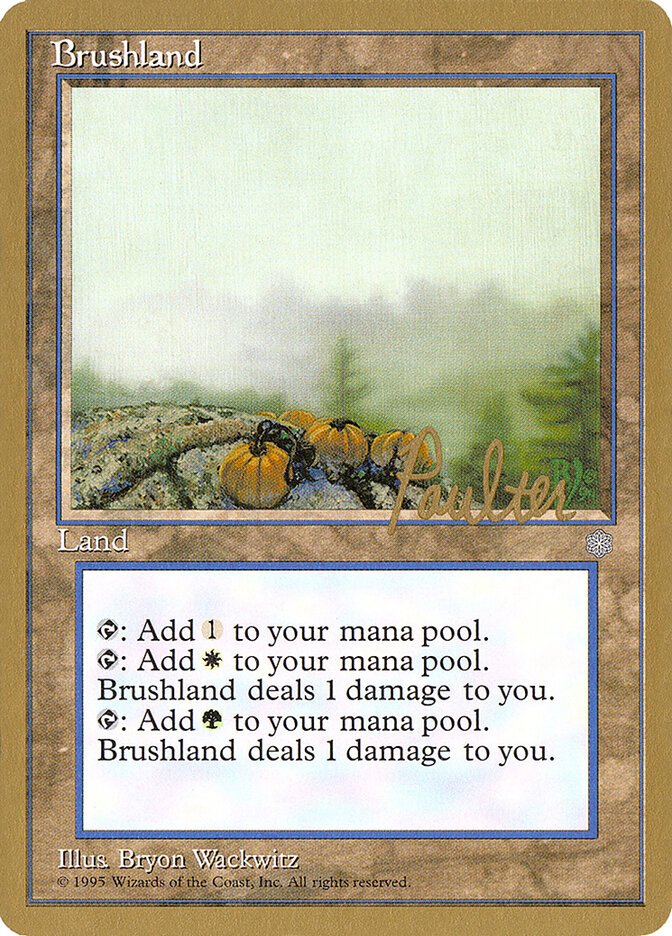 Brushland card front