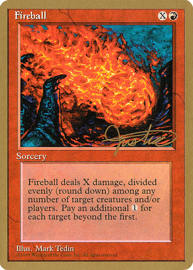 Fireball card front