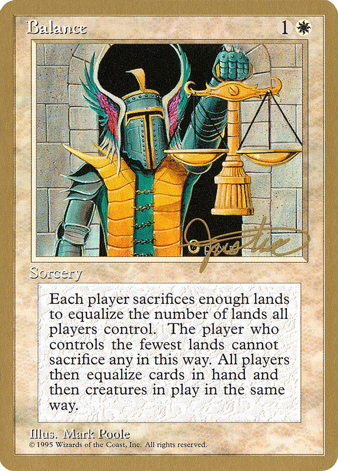 Balance card front