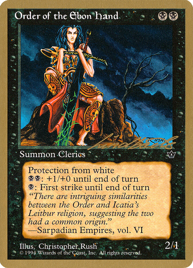 Order of the Ebon Hand card front