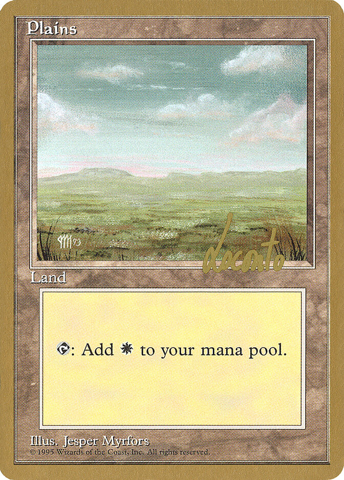 Plains card front
