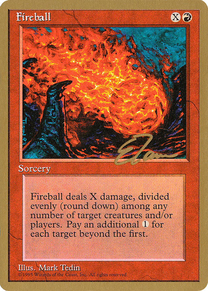 Fireball card front