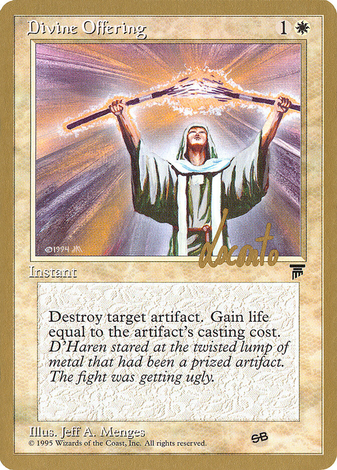 Divine Offering card front