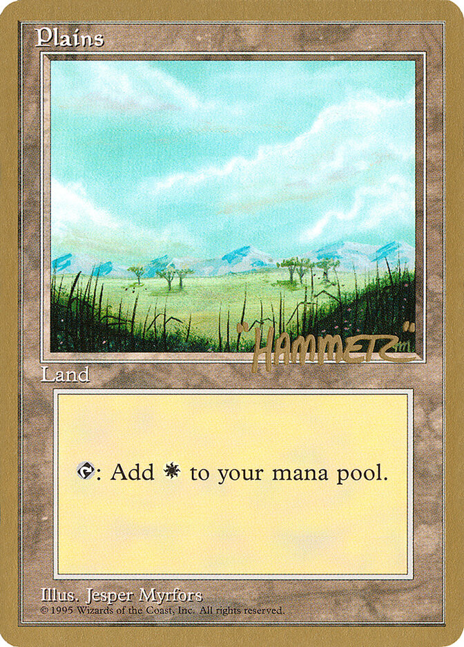 Plains card front