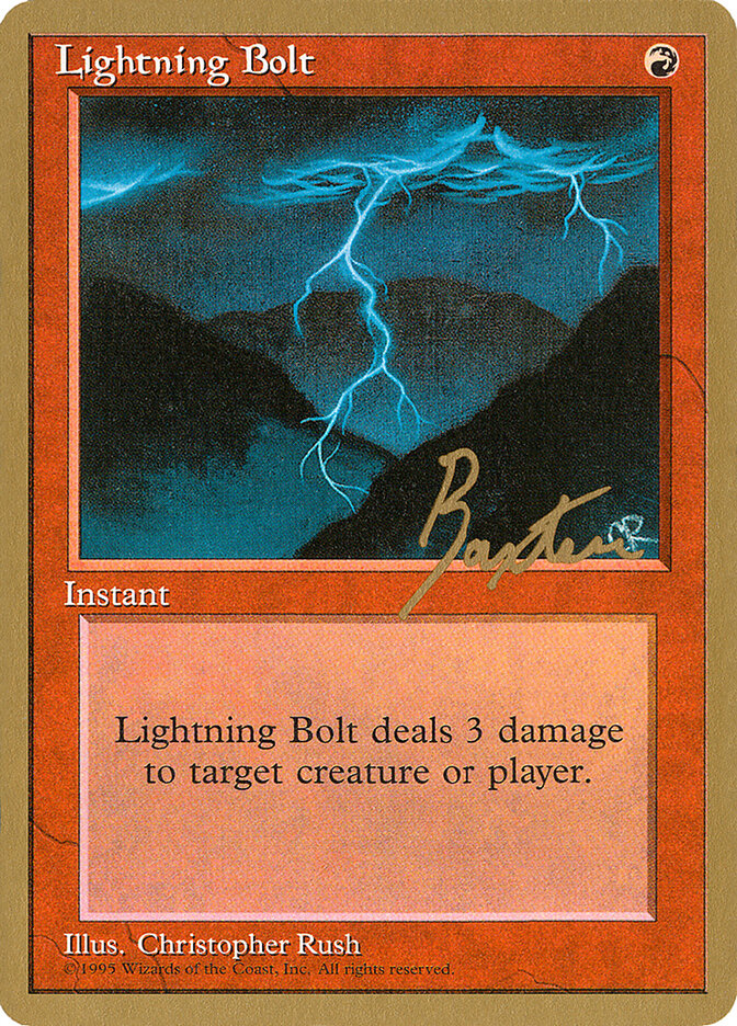 Lightning Bolt card front