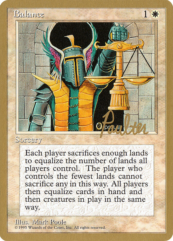 Balance card front