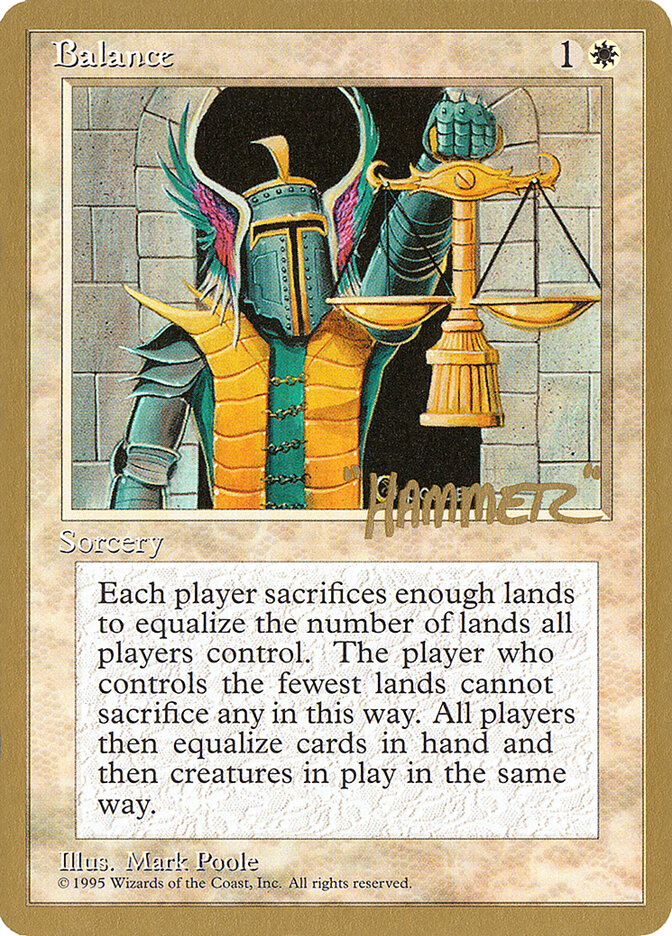 Balance card front