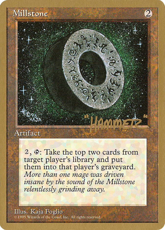 Millstone card front