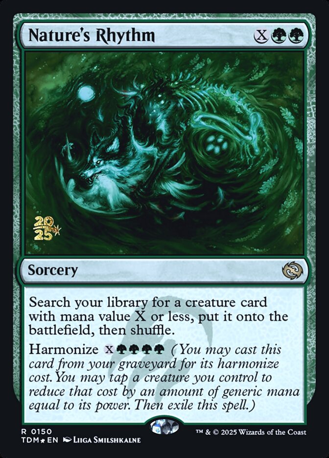 Nature's Rhythm card front