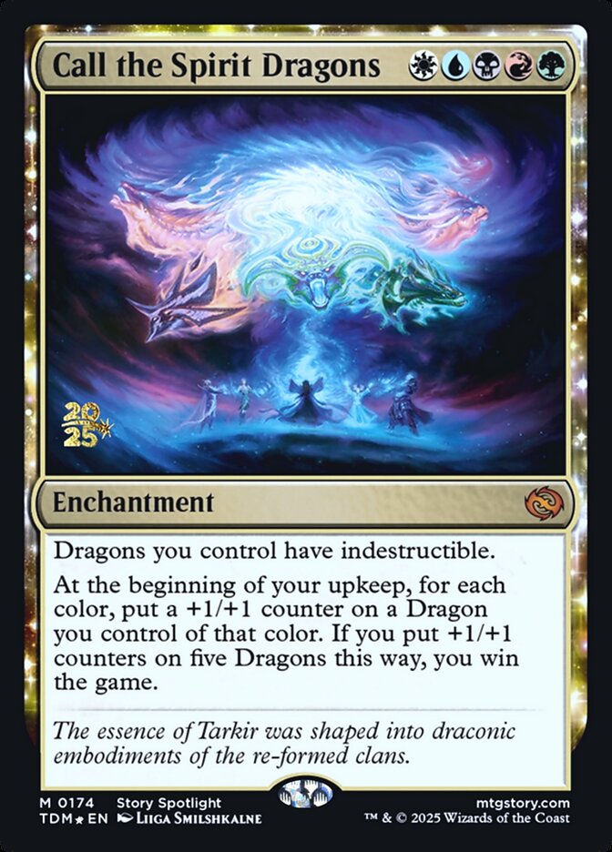 Call the Spirit Dragons card front