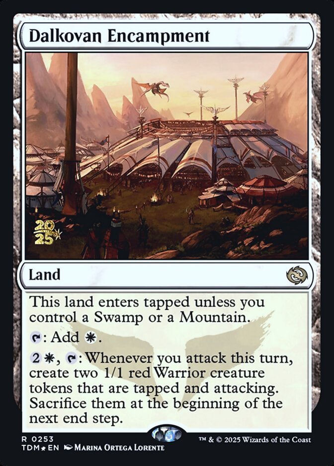 Dalkovan Encampment card front