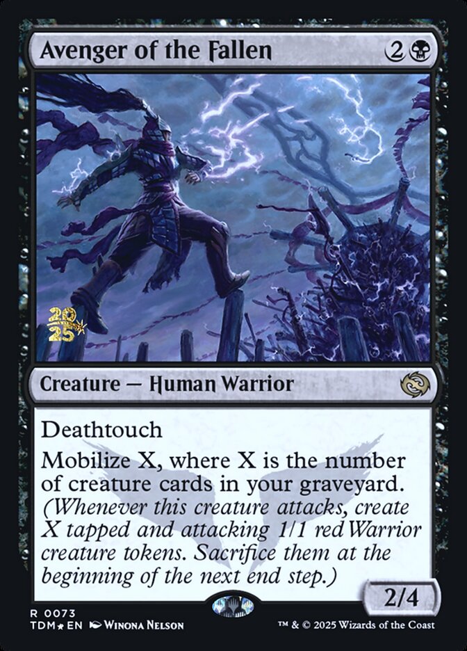 Avenger of the Fallen card front