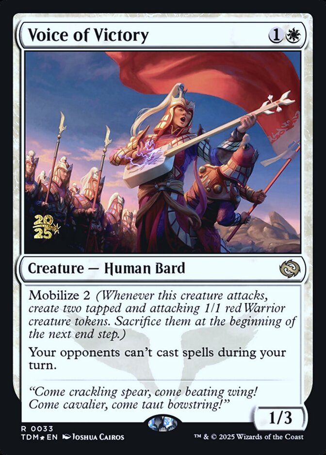 Voice of Victory card front