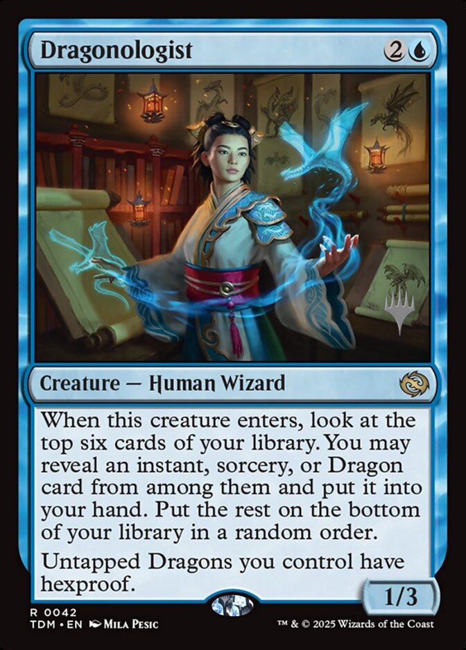 Dragonologist card front