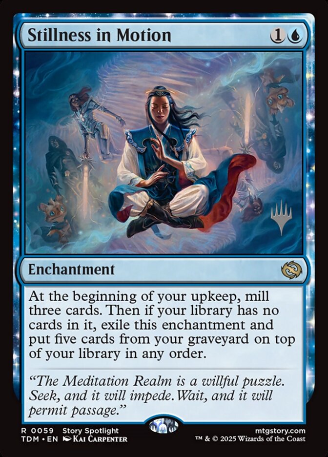 Stillness in Motion card front