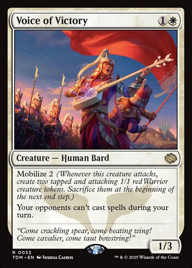 Voice of Victory card front