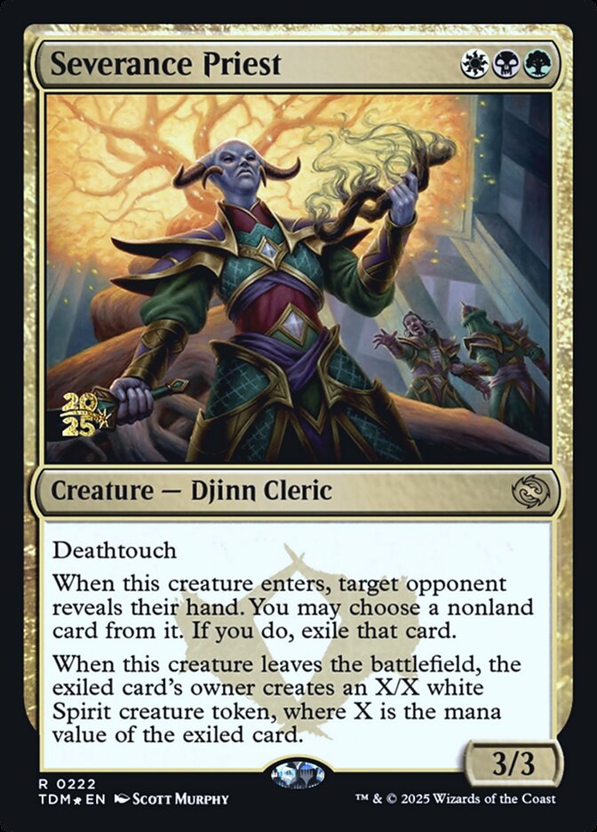 Severance Priest card front